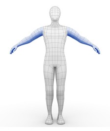 AquaSkin® demi-bras - L - circonférence  25 + cm / longueur 51 cm